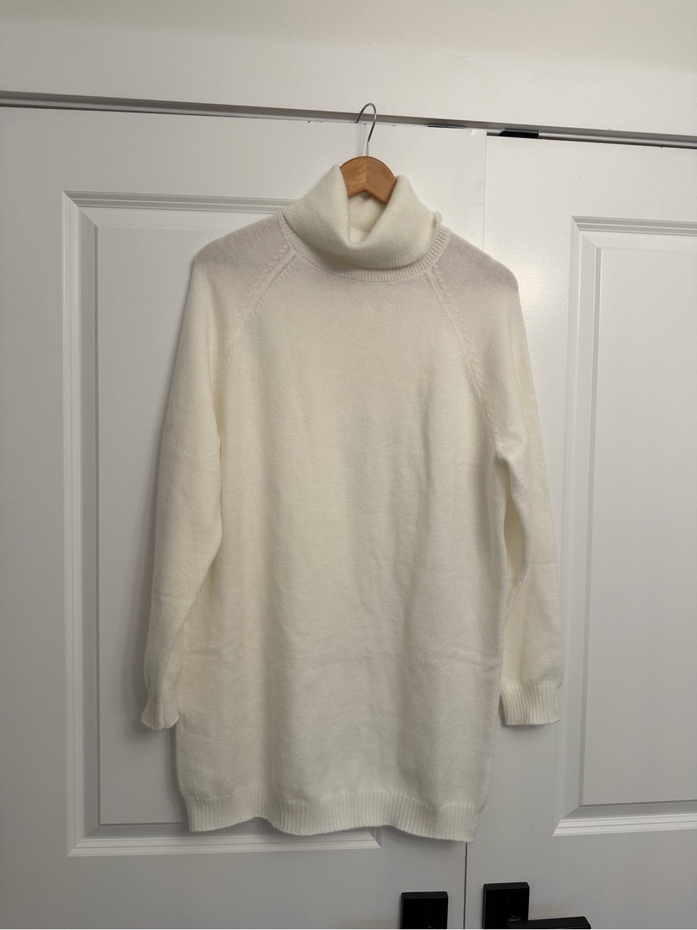 NWT Idem Ditto Cream Turtleneck Sweater Dress M/L